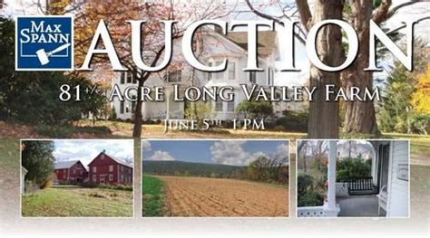 Auction Acre Preserved Long Valley Farm For Sale In Long Valley