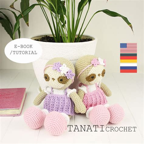 Toy Sloth Crochet Pattern amigurumi, Tutorial, PDF File - Etsy