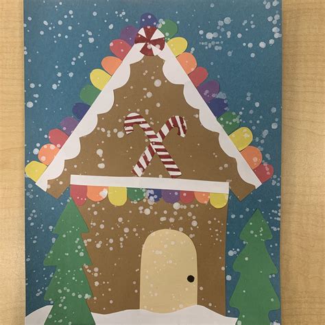 Paper Gingerbread House Art Project — Mme Marissa