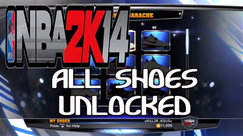 NBA 2K14 ALL SHOES UNLOCKED AND LEBRON JAMES BONUS PACK YouTube