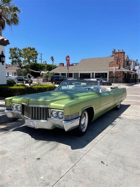 1970 Cadillac DeVille Convertible Green FWD Automatic Classic