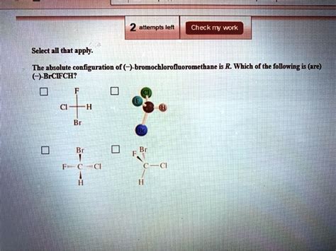 Solved Attempts Left Check My Work Select All That Apply The Absolute