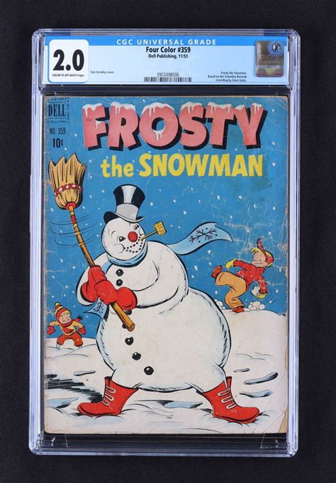 Frosty The Snowman Issue Dell Comic Book Cgc