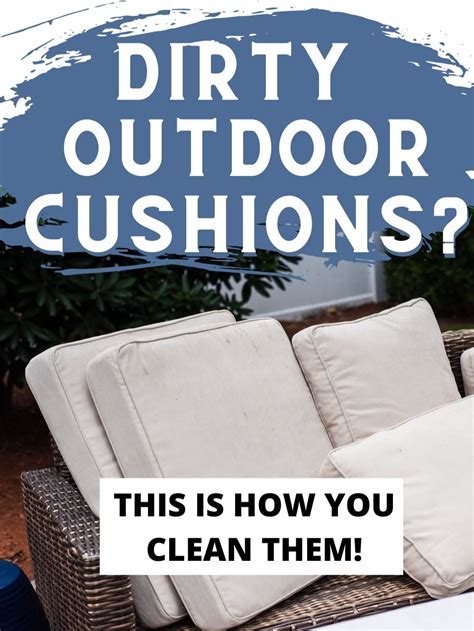 How To Clean Outdoor Cushions And Keep Them Clean Cleaning Outdoor Cushions Clean Patio