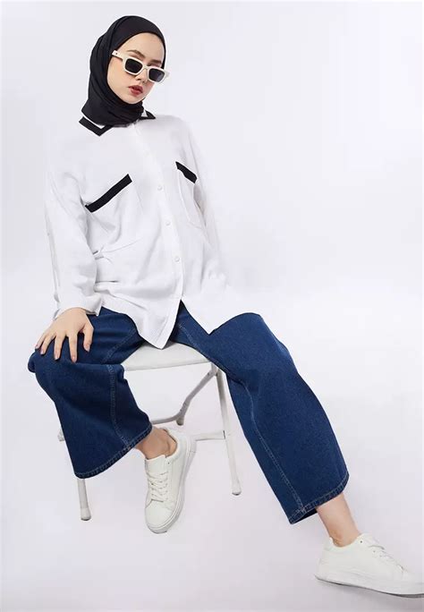 Inspirasi Mix And Match Style Baju Putih Hijab ZALORA Thread