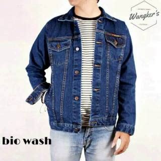 Jual Jaket Jeans Sanwash Original Shopee Indonesia