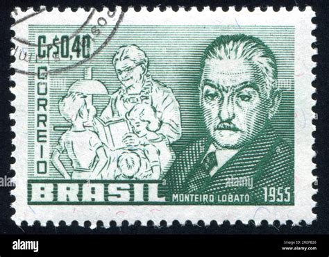 BRAZIL CIRCA 1955 Stamp Printed By Brazil Shows Jose Monteiro