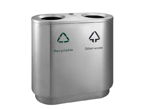 Indoor Recycling Bin 2x41l Hospisafe