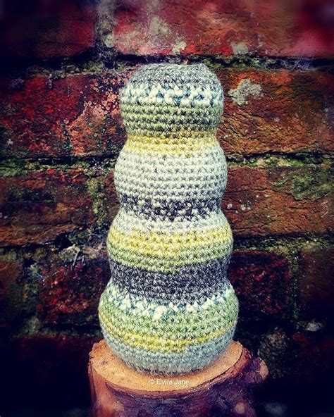 Free Standing Single Layer Sculptural Crochet Vase Designed And