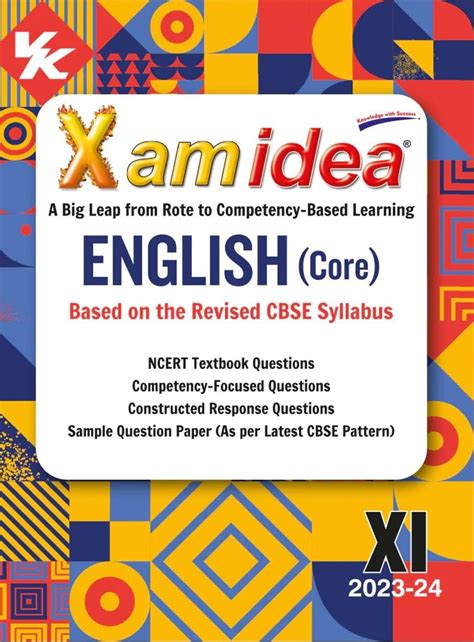 Xam Idea English Core Class Book Cbse Board Chapterwise Question