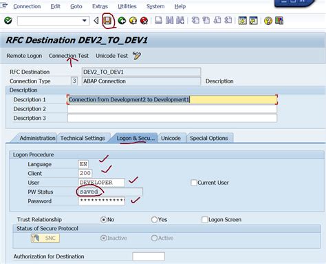 Techsap Sap Rfc Connection Between Two R3 Systems