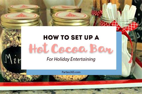How To Set Up A Hot Cocoa Bar In Your Home Mom Fabulous