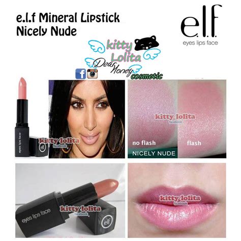 Jual Elf Mineral Lipstick Nicely Nude Shopee Indonesia