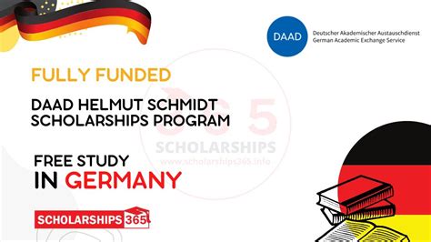 Daad Scholarship 2022 2023 For Study In Germany Daad Helmut Schmidt