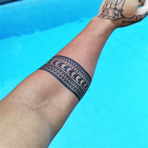 Wrist Bracelet Tattoos For Men