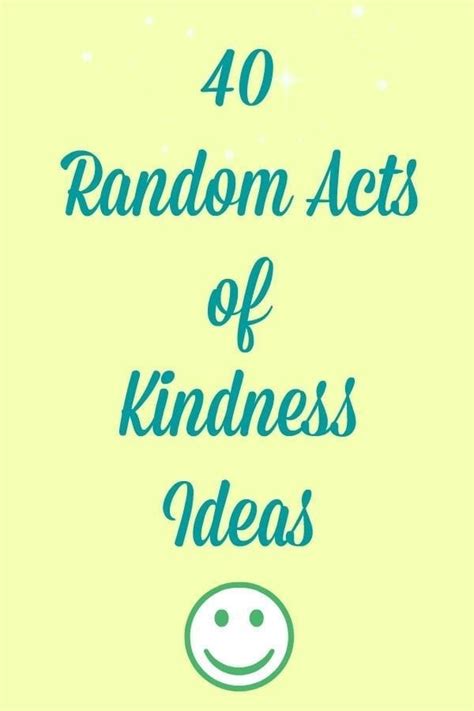 Random Acts Of Kindness Poster Ideas