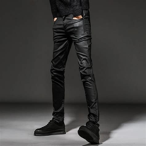 Aïe 42 Listes De Jean Enduit Noir Homme Homme Jeans Créateur Style