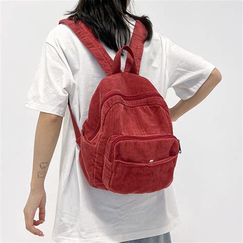 Mini Mochila Cl Sica De Pana Para Mujer Bolso De Hombro De Color S Lido