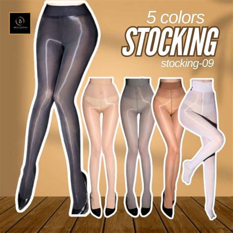 Jual Belladonna Id Cod Pakaian Dalam Lingerie Stocking Model Glossy Wanita Dewasa Sexy