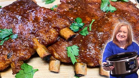 Slow Cooked St Louis Bbq Ribs In The Crockpot Youtube