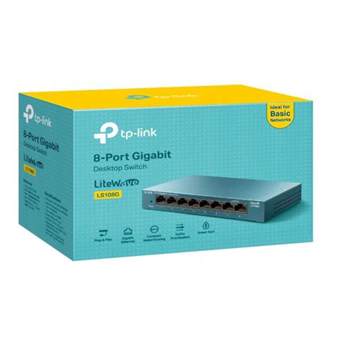 Tp Link Litewave Ls G Port Gigabit Unmanaged Desktop Switch The