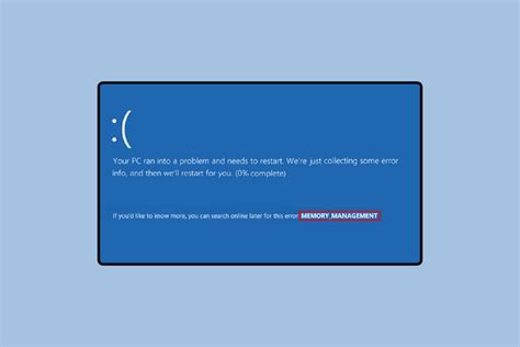 How To Fix Windows Stop Code Memory Management BSOD Error TechCult