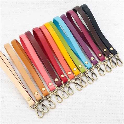 ONE Genuine Leather Wristlet Strap With ANTIQUE BRASS Colour Hardware ...