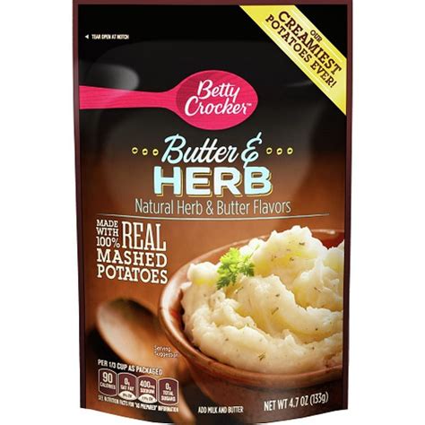 Betty Crocker Butter And Herb Mashed Potatoes Shop Jadas