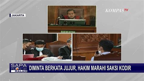 Diminta Berkata Jujur Di Persidangan Saksi Art Kodir Dimarahi Hakim