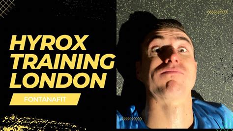 Hyrox London My Intensive Training Journey For The Big Event