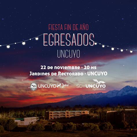 Uncuyo On Twitter Atenci N Egresados Uncuyo Los Esperamos El