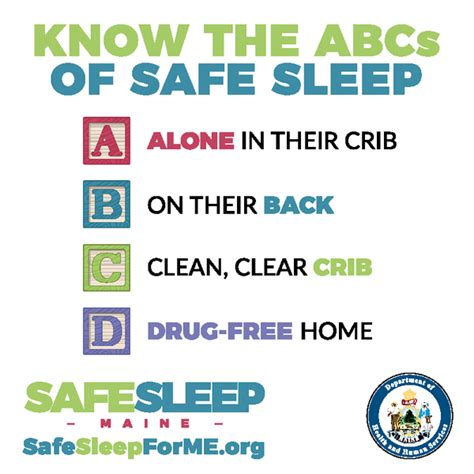 Safe Sleep Window Cling Maine Prevention Store