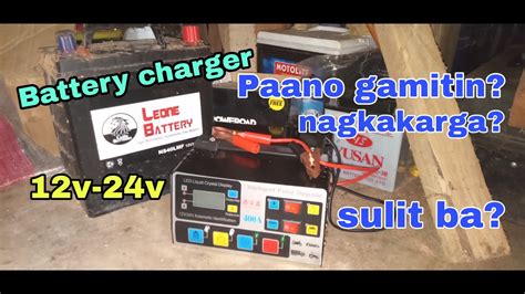 Paano Gamitin Sulit Battery Charger Automatic Fast Charging