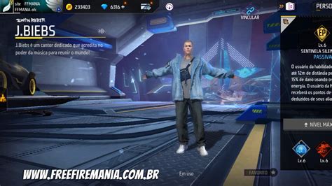 Garena Eliminar Al Personaje J Biebs Justin Bieber De Free Fire