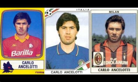 A Carreira De Ancelotti Nos Gramados Em Figurinhas Da Panini