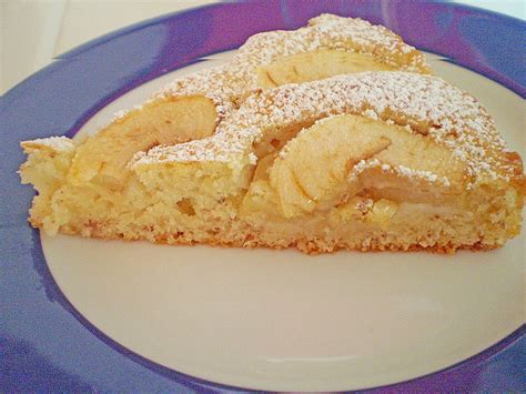 Vanille Mandel Kuchen Mit Apfel Chefkoch De