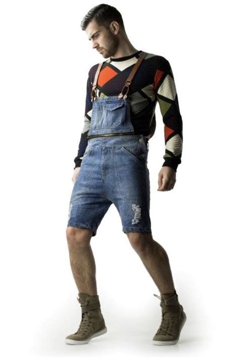 Denim Short Overalls By Waiquiri Overalls Jumpsuit Men Mens Overalls Shorts