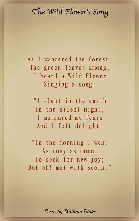 Short Poems Of William Blake