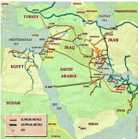 The Geopolitics Of Oilandgas Pipelines In The Middleeast Geostrategy Energy Oil Gas Map