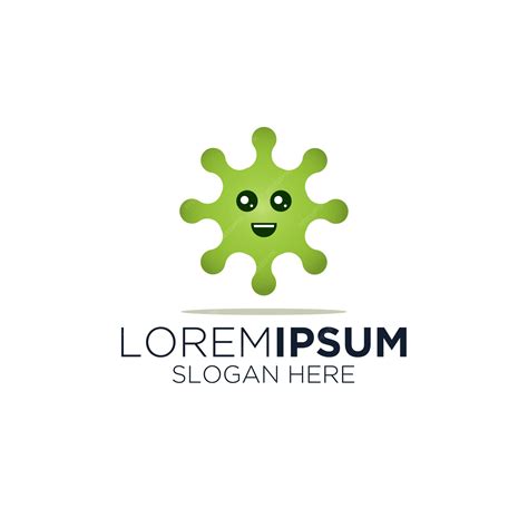 premium vector virus modern logo