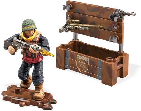 MEGA Construx Call Of Duty WWII Weapon Crate Building Set Amazon Co Uk