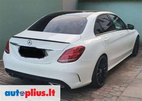 Mercedes Benz C220 Dalimis W205 Amg Line Dalys Baltos Spalvos Rwd Yra