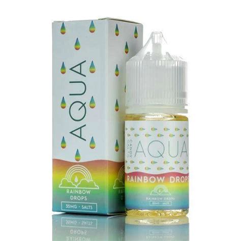 Aqua Synthetic Nicotine Drops 30ml Nic Salt Vape Juice 50MG Element