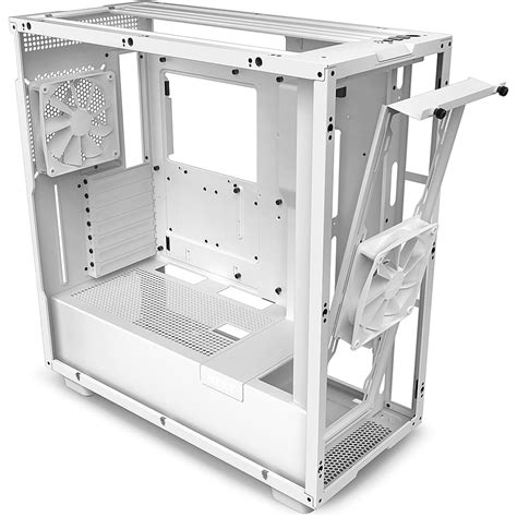 Customer Reviews Nzxt H Flow Atx Mid Tower Case White Cm H Fw