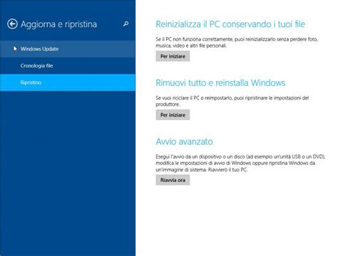 Come Ripristinare Un Pc Con Windows E Windows