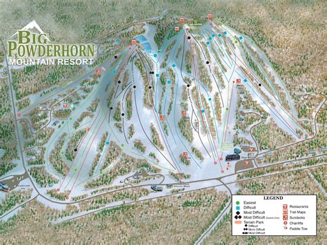 Powderhorn Piste Maps