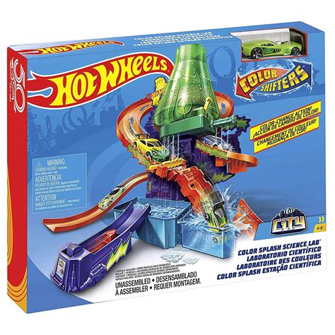Pista Hot Wheels Color Shifters Laboratorio Científico Mi Jugueteria