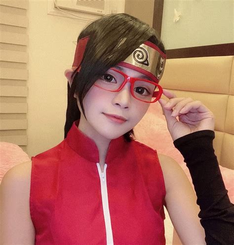 Realistic Sarada Uchiha Cosplay