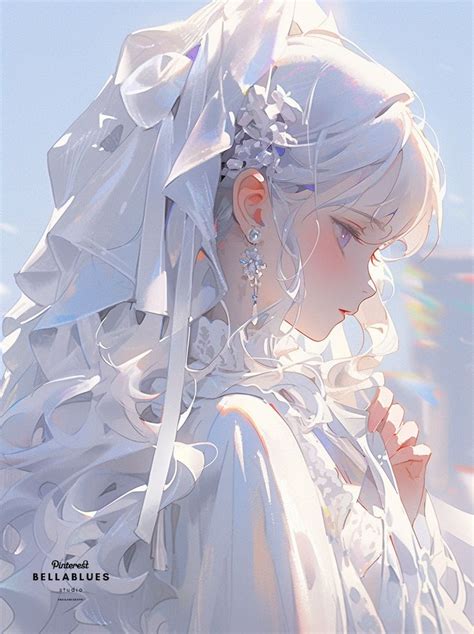 "Winter Grace: Anime Girl in White Dress" | Anime snow, Anime girl, Cute anime wallpaper