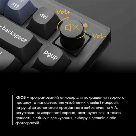 Купити Клавіатура Keychron Q5 100 Key QMK RGB Gateron G PRO Blue Hot Swap Knob Q5N2Z Silver